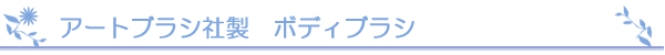 アートブラシ社 ボディブラシ