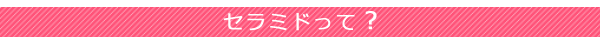 セラミドって?