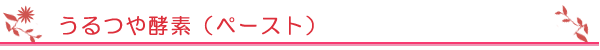 うるつや酵素(ペースト)