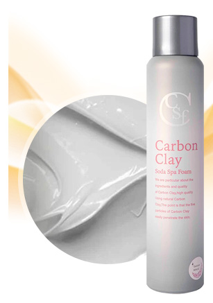 Carbon Clay Soda Spa Foam 3本 90g プレゼント付き カーボンクレイ