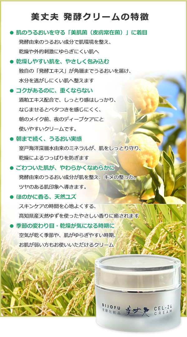 美丈夫 発酵化粧品 CEL-24 クリーム